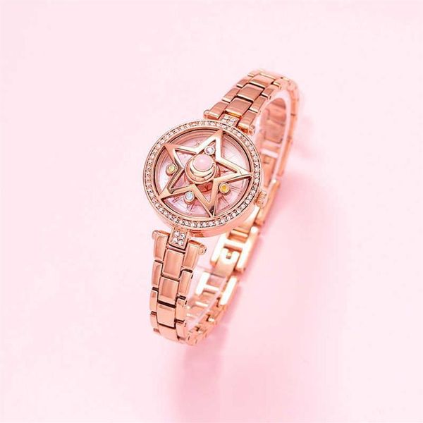 Reloj de pulsera Sailor Moon Crystal Stars, pulsera, joyería, disfraz 210616237i