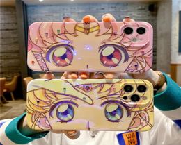 Sailor Moon Japan Anime Camera Lens Protector Cover pour iPhone 12 13 11 XS Max XR XS 7 8 Plus SE 2 Case de téléphone de dessin animé 3994884