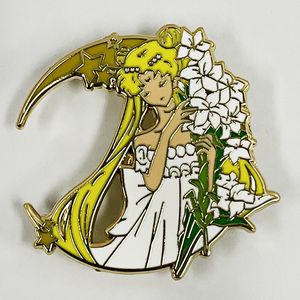 Sailor Moon Anime Bunny Enamel Pins - Cute Metal Brooches for Backpacks, Hats, and Bags