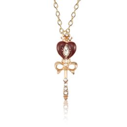 Sailormoon Pendant Colliers ANIME Sailor Moon Femmes Crystal Pearl Love Heart Wand Pendants Pendants de haute qualité élégant et à la mode Collier de tempérament 66