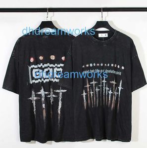Saint Michael x Trendy merkcollectie Nine Inch geniet vintage T-shirt met korte mouwen Ed6o