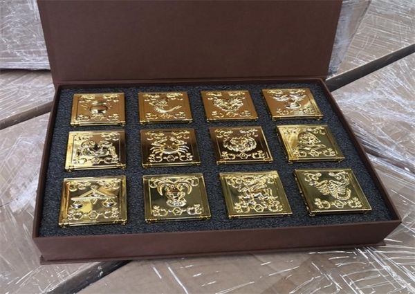 Saint Seiya Myth tellat Gold Ex Pandora Box Aries Géminis Cáncer Leo Virgo Libra Scorpio Sagitario Aquarius Piscis Set 12 Figura Y4741946