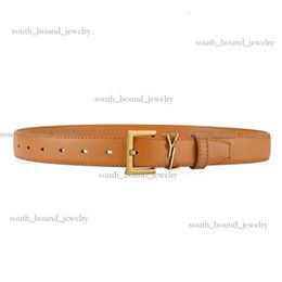 Saintaurent Belt Womens Top Quality Genuine Leather Yslbelt Designer Belt Fashionable High End Cowhide Needle Button Belt Belt Belt With Dress And Jeans 929