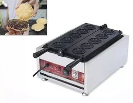 Sakura Wafel Machine Commerciële Voedselverwerking Apparatuur Elektrische Bloemvormige Wafels Maker Muffin Cake Machines Yaki Cake