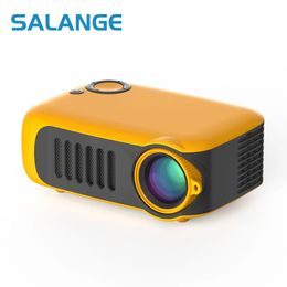 Salange Mini Projecteur A2000 360 * 240 1080p pris en charge 3,5 mm portable vidéo usb proyector Home media player kids gift gomer beamer 231221