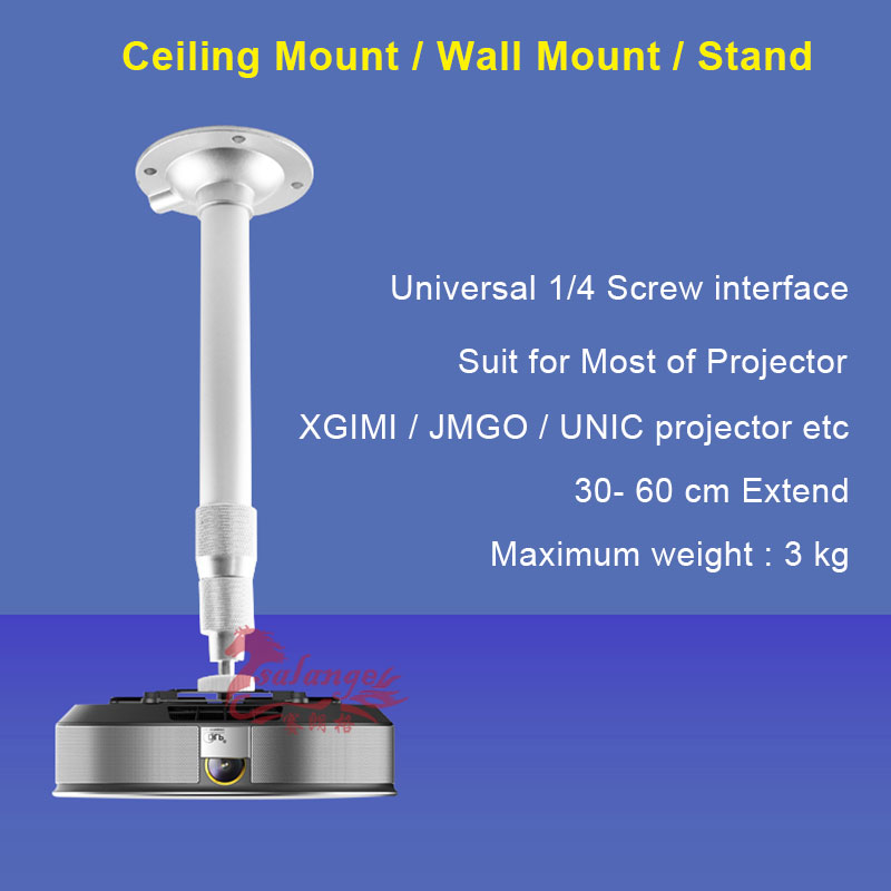 Salange Projektör Stand, XGimi JMGO için Evrensel Projektör Tavan Braket Duvar Montajı Mini Beamer YG300 J15 LED Projetor