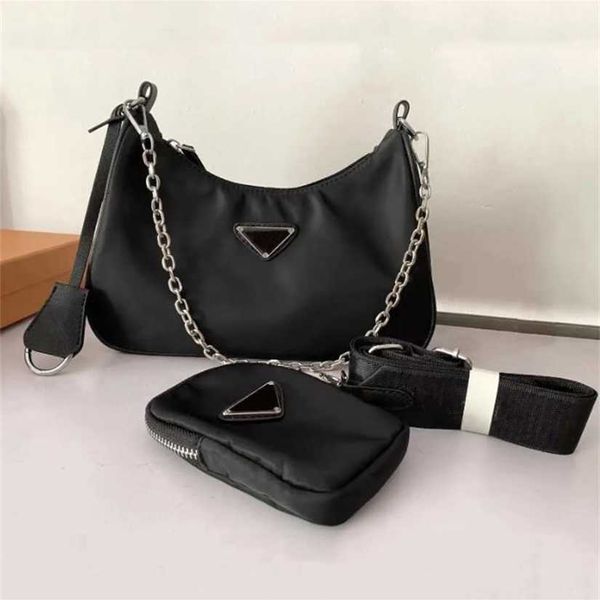 Venta 2 piezas Hombre para mujer Diseñadores de lujo Bolsas Bolsos de alta calidad Hobo Monederos Cadena Lady Bolso Crossbody Hombro Totes al por mayor Moda Bolsa de billetera 1698