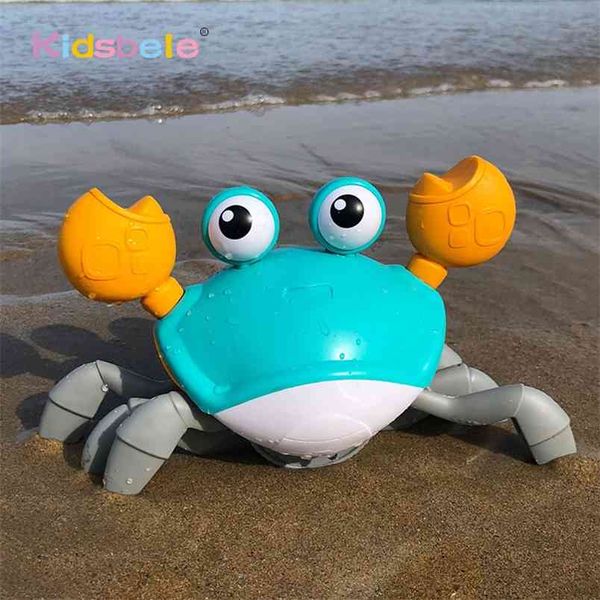 Venta Juguetes de baño Big Crab Clockwork Baby Infant Water Classic Toy Beach para Drag Tub Summer Kids 210712