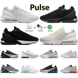 Scarpe da corsa Pulse Designer Triple White Moon Phantom Nero Antracite Sail Cobblestone Grey Orange Uomo Donna Scarpe da ginnastica Sport Sneakers Scarpa con plateau 36-47