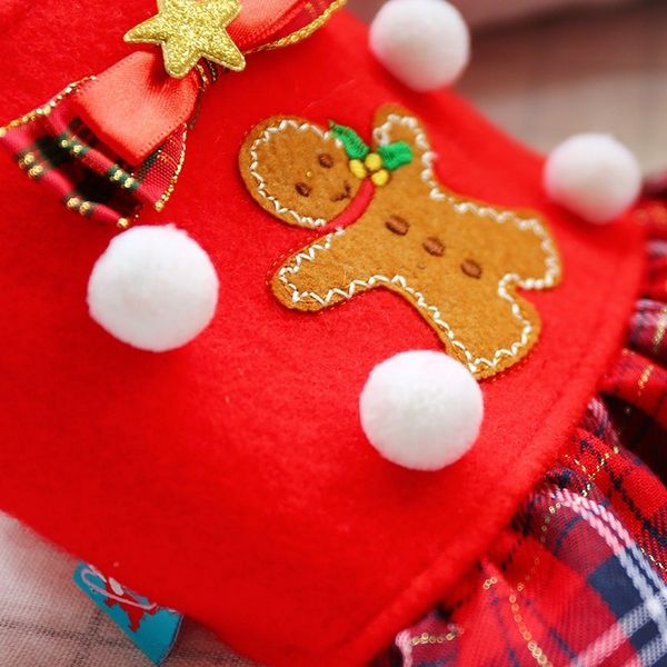 Vente-Vêtements de chien de Noël Nouvel An Manteau de chat pour petit chien Teddy Hiver Chaud Chats Sweats à capuche Vêtements Santa Claus Manteaux Costume 201201