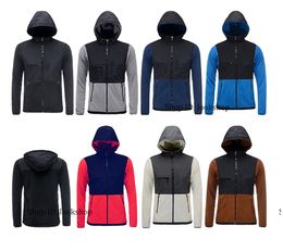 SALE Designer Herenhoed noord Winter Denali Polar fleece hoodie Jassen Outdoor Casual SoftShell Warm Waterdicht Winddicht Ademend Ski Face Coat