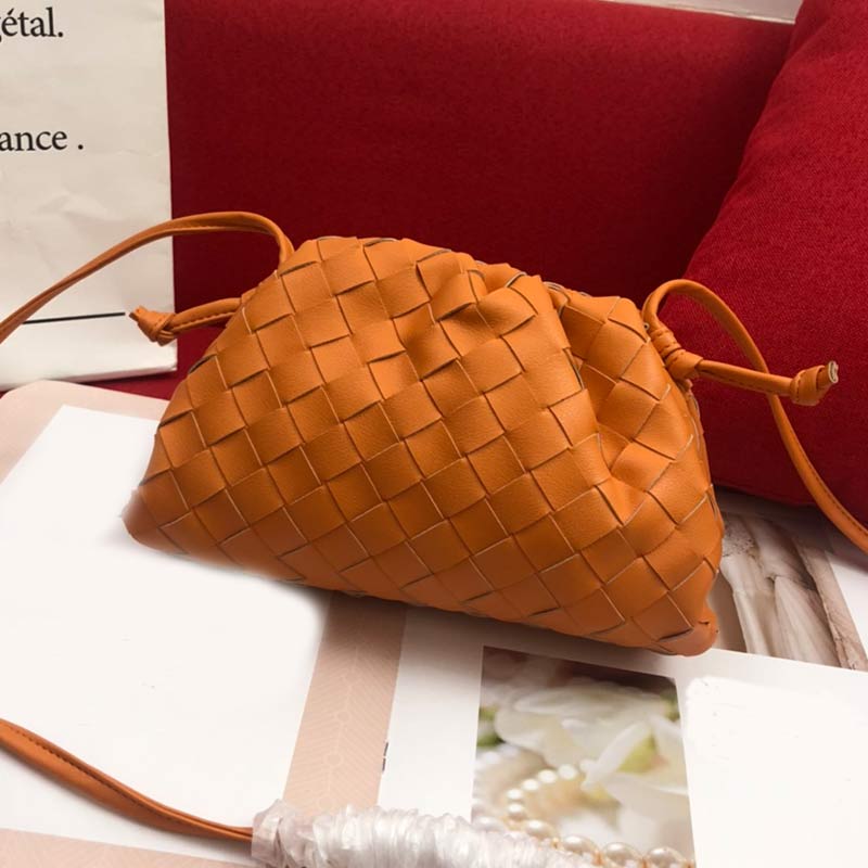 Summer Candy Color Mini Bag for Women 2023 Design Lychee Pattern Twist  Braided Handle Shoulder Bag Female Messenger Square Bag