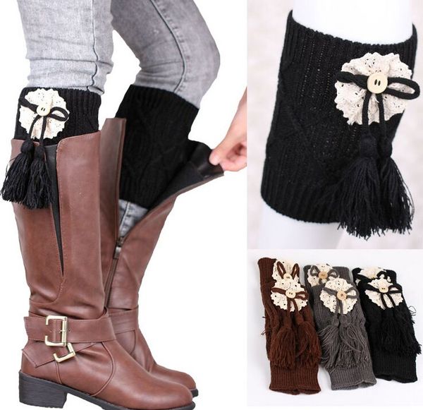 VENTE jambières Chaussettes de danse Réchauffer le butin tricoté Guêtres Botte Poignets Bas Chaussettes Couvre-bottes Leggings Tight 19pair / lot # 3935