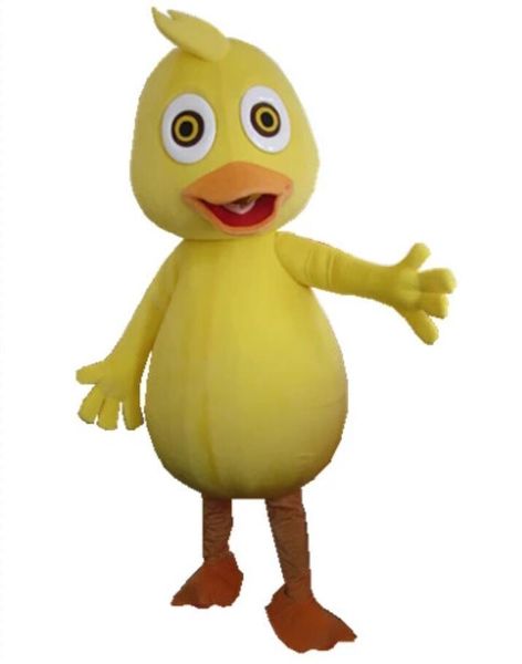 Venta de disfraz de mascota pato de goma amarillo grande de alta calidad tamaño adulto