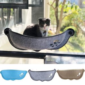 Vente Lits hamac pour animaux de compagnie portant 20kg chaise longue de fenêtre pour chat étagère d'aspiration lit furet confortable 220323