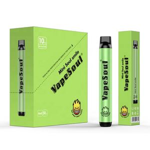Prix de vente vapesoul 1000 stylo avec 400mAh Batterie 4 ml Pod 15 couleurs Mini Soul Smile autorisé