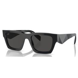Vente SPR A06S Rectangle femmes acétate noir lunettes de soleil pour marque créateur de mode Steampunk bizarre carré rétro lunettes de soleil UV400