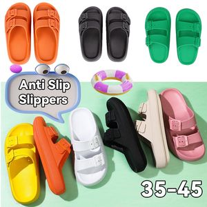 Sale Dames Slippers Verstelbare Gesp Dikke Platform Sandalen Strandschoenen Badkamer Slipper Zachte EVA Platte Zool Slippers 34-45 GAI kamer oranje wit roze groen zwart