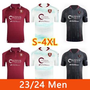 Salernitana Jerseys 2023/2024 Home and Away Jersey Dia Pirola Bradaric Zanoli Tchaouna Coulibaly Player Version