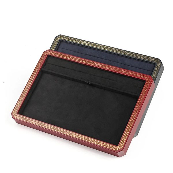Vente Fashion portable Pu Leather Bijoux Ring Organisateur Organisateur Boîte Boîte Boîte à oreiller Storage de stockage 240327
