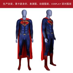 Verkoop van Superman-panty's voor volwassenen en kinderen, cosplaykostuums Halloween