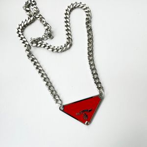 Verkoop hanger ketting mode omgekeerde driehoeks designer merk sieraden heren en dames hoge kwaliteit
