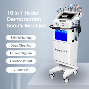 Salon Dermabrasion Machine faciale Aqua Face Clean Microdermabrasion Équipement facial professionnel à l'oxygène Crystal Diamond Peeling à l'eau