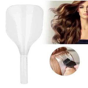 Salon Haircut Face Mask Clair Dyeing Protector Cover Reutilisable Handhed Hairspray Mask Professional Barber Accessoires