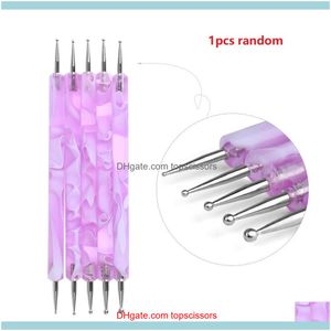 Salon Health Beauty5pcs/Set Charming Diy Tools Decoratie voor UV Gel Beauty Tool schilderen D Brush Dip Pen Nail Art Drop levering 2021