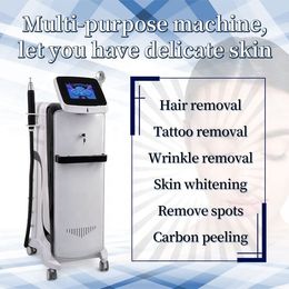 Salon Pico Laser Tattoo Removal Machine 808 Diodo Laser Hair Remover Picosegundo Q Switch Nd Yag Remove Age Spot Birthmark Eyeline Pigmento