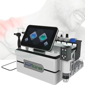 Salon Portable Smart Tecar Wave Therapy Machine Gadgets de Santé Diathermie Shockwave EMS Équipement de Physiothérapie pour Fascia et Soulagement de la Douleur Corporelle Traitement ED