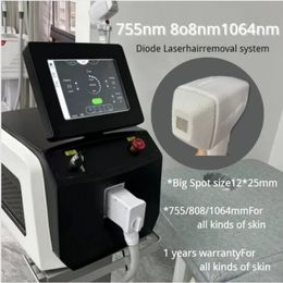 Salon Professionele Diode Laser Ontharing Schoonheid Machine 755nm 808nm 1064nm Van toepassing op Alle Huidtinten