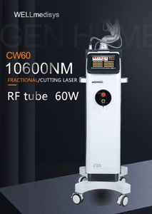 Utilisation en salon 1060nm CO2 Fractional Laser Stretch Mark Removal Vaginal Serrage Rajeunissement Laser Machine Scar Removal Machine avec émetteur laser cohérent