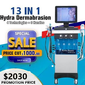 Utilisation du salon 13 dans 1 Hydra Facial Hydra Dermabrasion Dermabrasion Machine Machine de nettoyage en profondeur
