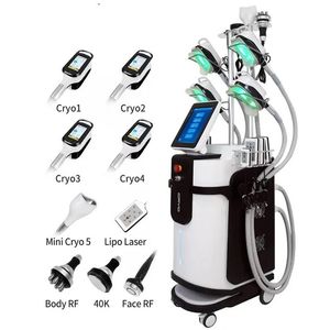 Utilisation en salon 360 Criolipolisis Body Shaping Fat réduire Cryothérapie Minceur Machine ultrasonique vide lipo perte de poids laser graisse congélation machine de beauté