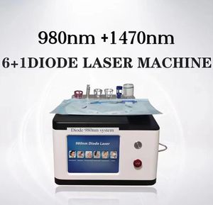 Utilisation en salon 980 nm 1470nm laser à diode laser Endolifting Resserrement de la peau vasculaire/vaisseaux sanguins/élimination des varicosités lipolyse machine de chirurgie de liposuccion