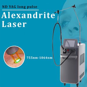 Salon utiliser épilation beauté machine Alexandrite longue impulsion Laser double longueur d'onde ALEX 1064nm 755nm ND YAG