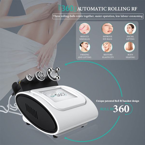 Uso en el salón Photon Light Therapy 360 roller RF Máquina de estiramiento facial Masaje corporal Lifting facial Estiramiento de la piel Tratamiento antiarrugas Equipo de belleza