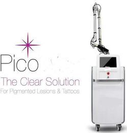 Salongebruik PicoSecond Laser Tattoo Removal Machine Verticale Q Switched Nd Yag Lazer Sproet Verwijder apparatuur Picolaser 755 1064 532 schoonheidsmachine