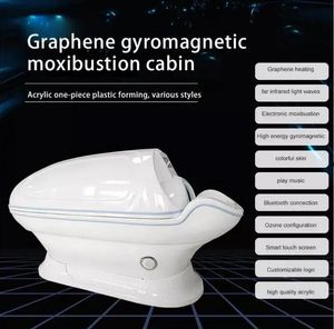 Salone gebruik acryl infrarood spa capsule thermische energie lymfatische drainage capsule ozon therapie spa gewichtsverlies gyromagneti voor spa jetcapsule