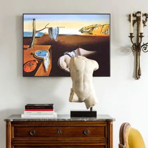 Salvador Dali Classic Art Masterpieces La persistance de la mémoire toile PEINTURE PEINTURE MUR PICONS DÉCOR HOME