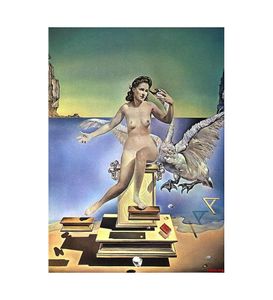 Salvador Dali Pinting Oil Paint Classic Vintage Abstract Art Decoration Decoración de lienzo