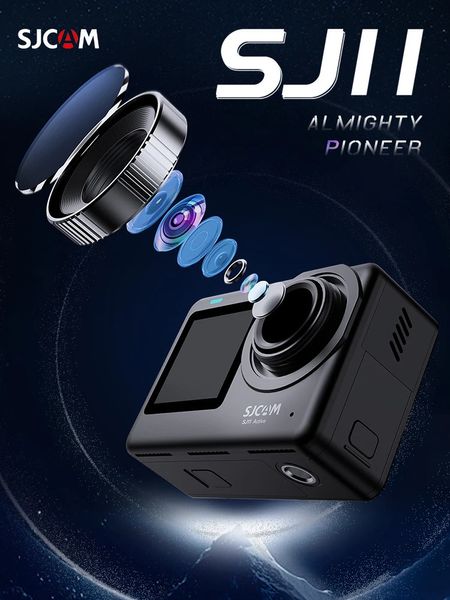 SAM Flagship SJ11 Active Action Camera 4k 233 Tactile Screen étanche 5G WiFi HDR VIDEO ACTION CAM CAM CAME SPORT 240407