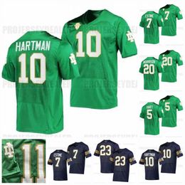Sam Hartman Notre Dame Fighting Irish 2023 NCAA Camisetas de fútbol universitario Michael Mayer Audric Estime Cam Hart Braylon James Bertrand Benjamin Morrison Fisher Tyree