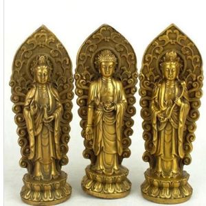 Sam West koperen Boeddha Amitabha mahasthamaprapta Avalokiteshvara Boeddha 289x