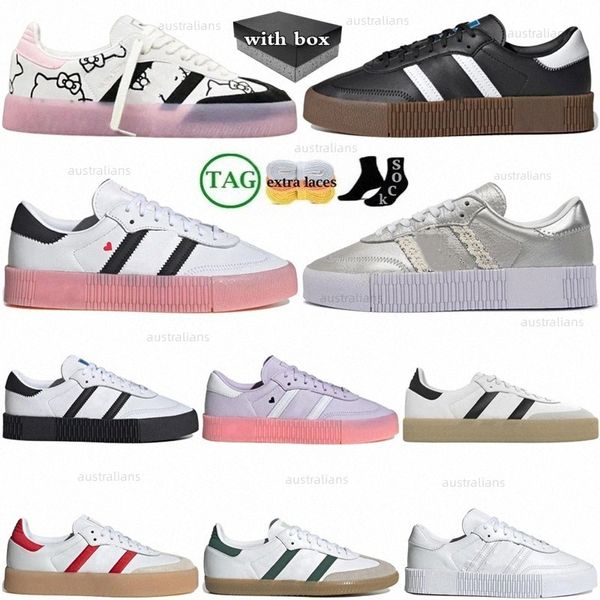 Sambarose Valentine Blanco Negro Gum Nube Blanco Oro Metálico Originales Rosa Hombres Mujeres Zapatos casuales o5Qe #