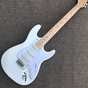 même sur les photos Custom Shop, fabriqué en Chine, ST, guitare électrique de haute qualité, micro 3 pièces, matériel chromé, livraison gratuite