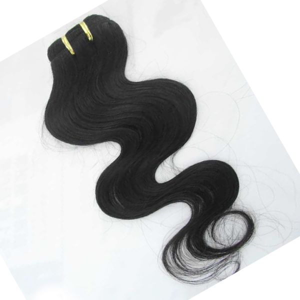 même qualité 10pcs / lot gros bundles traités indiens vague de corps extensions de cheveux humains expédier rapidement