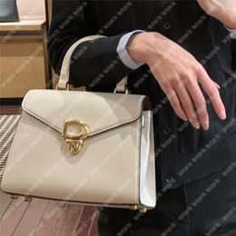 Sammy Woman Designer Totes lederen luxe handtassen klassieke letters zilveren goud gesp modegreep schoudertassen handtas