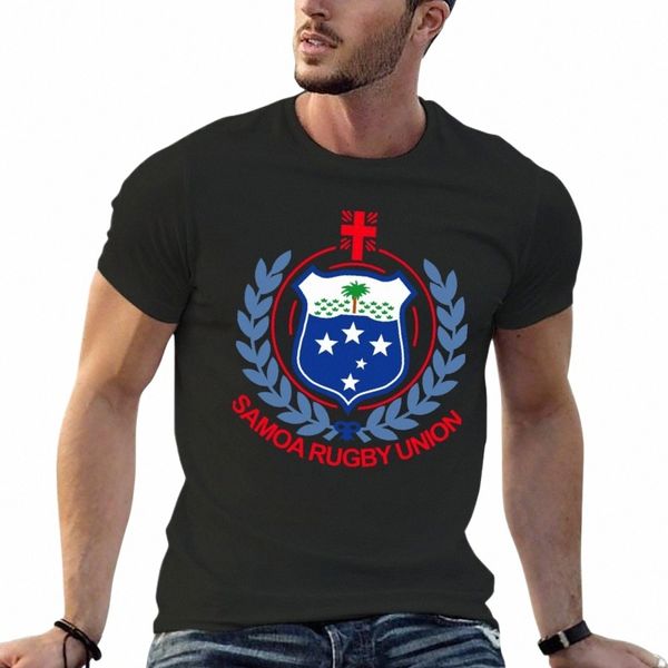 Samoa rugby uni T-Shirt coréen fi anime vêtements hauts drôles plaine t-shirts hommes C4kT #